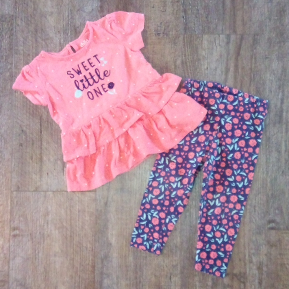 Baby girl matching outfit